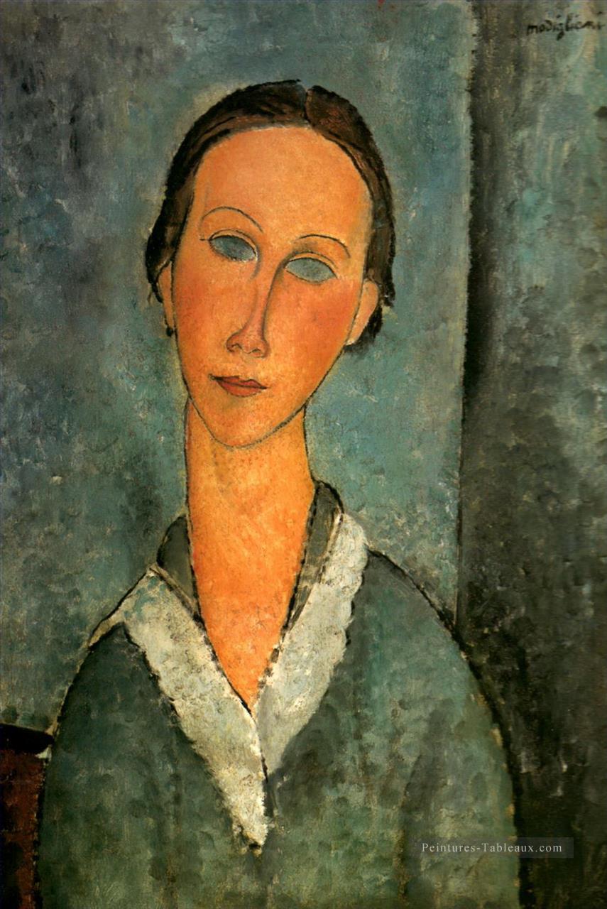 fille dans une blouse de marin 1918 Amedeo Modigliani Peintures à l'huile